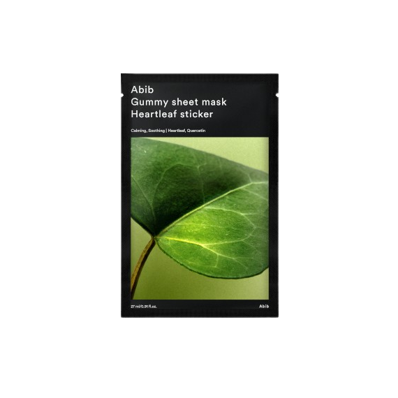 Abib - Gummy Sheet Mask - Heartleaf Sticker - 1pc