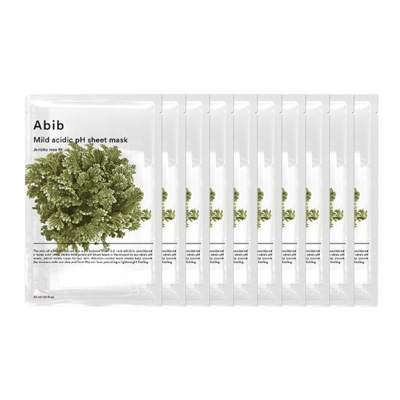 Abib - Mild Acidic pH Sheet Mask - Jericho Rose Fit - 10pcs