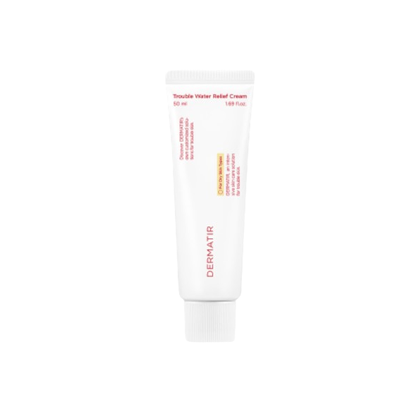 DermaTir - Trouble Water Relief Cream - 50ml  A cream that repairs the skin’s moisture barrier damaged by external stimulation (physical irritation) within just one hour.
*Clinically tested for use on hypoallergenic and acne-prone skin, suitable for sensitive and troubled skin.
