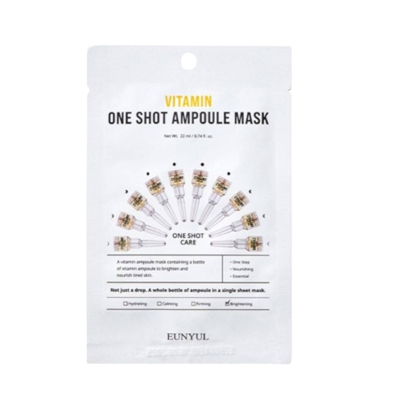 EUNYUL - One Shot Ampoule Mask - Vitamin - 1pc