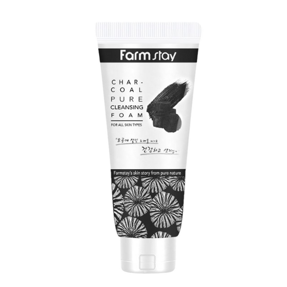 Farm Stay - Char-Coal Pure Cleansing Foam - 180ml