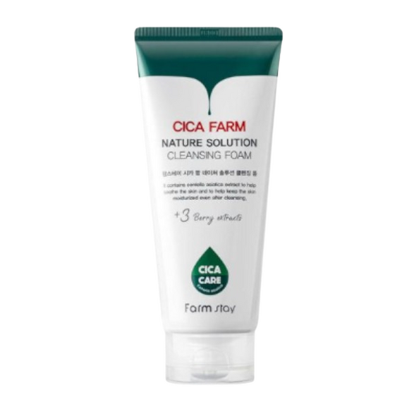 Farm Stay - Cica Farm Nature Solution Cleansing Foam - 180ml