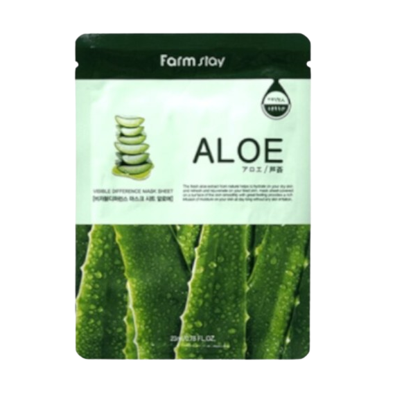 Farm Stay - Visible Difference Mask Sheet - Aloe - 10pcs