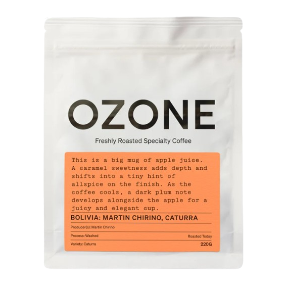 Ozone Bolivia: Martin Chirino, Caturra- 220 Gr ( Expresso Grind)