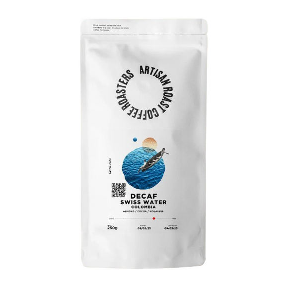 Artisan Roast Scotland Decaf Brazil / Swiss Water (Express Grind) 250 grams