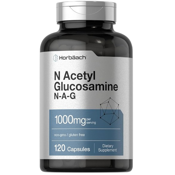 Horbaach N-Acetyl Glucosamine 1000 mg - 120 Capsules