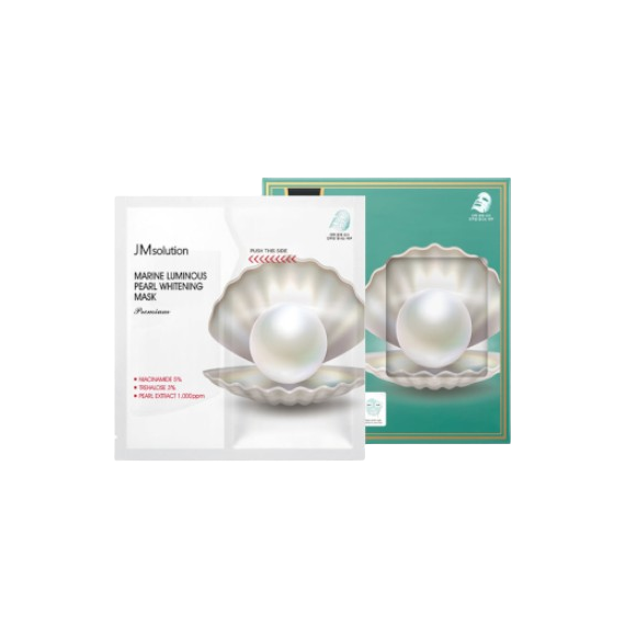 JMsolution - Marine Luminous Pearl Whitening Mask (Premium) - 5pcs