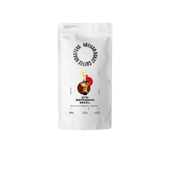 Artisan Roast Scotland Sitio Sertãozinho Brazil / Natural (Espresso Grind) 250 grams