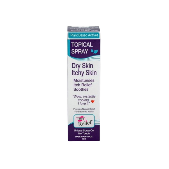 Hope's Relief Topical Spray For Dry Itchy Skin 90ml