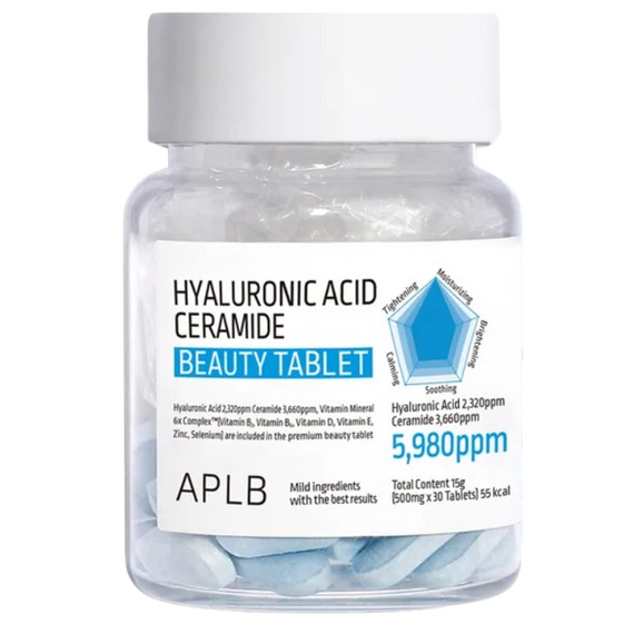APLB - Hyaluronic Acid Ceramide Beauty Tablet 500mg x 30 tablets