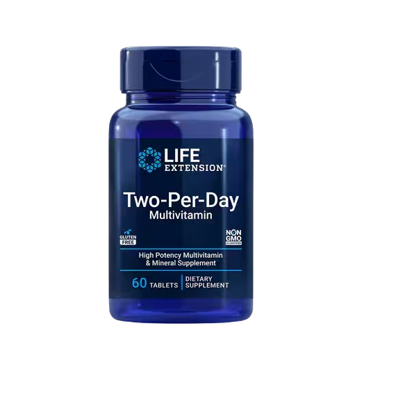 Life Extension Two-Per-Day Multivitamin 60 Caps