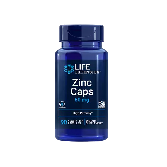 Life Extension Zinc Caps, 50mg - 90 vcaps