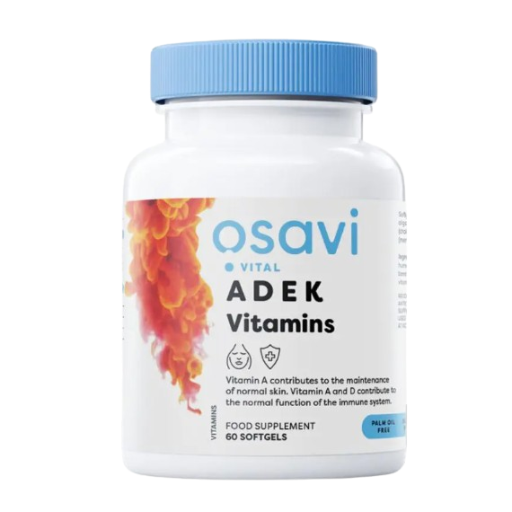 Osavi ADEK Vitamins 60 Softgels