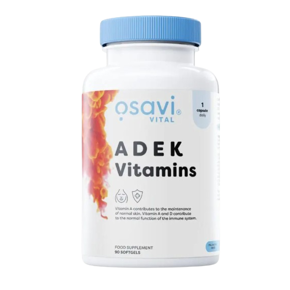 Osavi ADEK Vitamins 90 Softgels