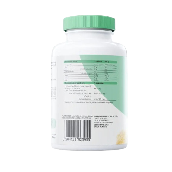 Osavi Lion's Mane 600mg 120 Capsules