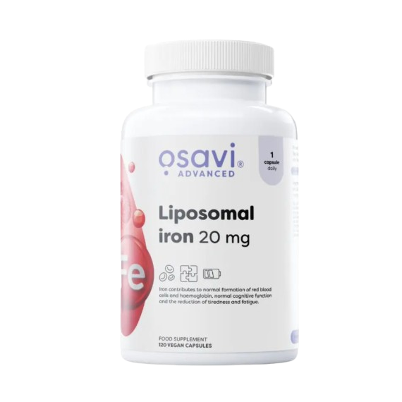 Osavi Liposomal Iron 20mg 120 Capsules