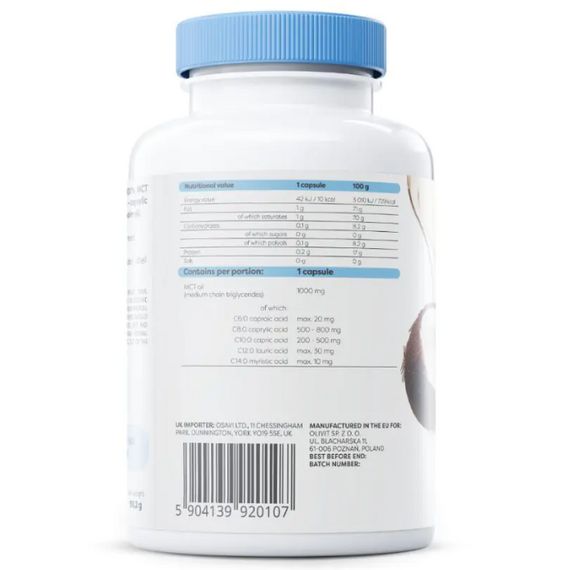 Osavi MCT Oil 1000mg 120 Softgels