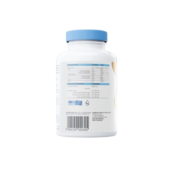 Osavi Omega-3 Fish Oil Molecularly Distilled 1000mg 180 Softgels