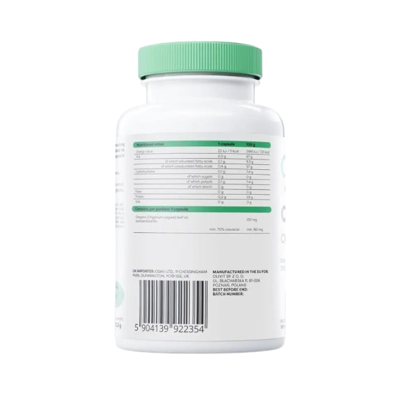 Osavi Oregano Oil Carvacrol 180mg 120 Capsules