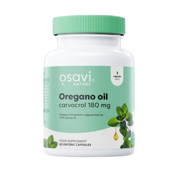 Osavi Oregano Oil Carvacrol 180mg 60 Capsules