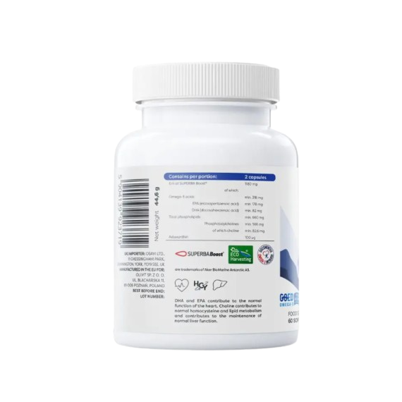 Osavi Super Krill Oil 1180mg 60 Softgels