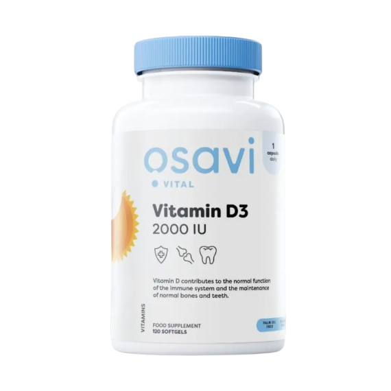 Osavi Vitamin D3 2000iu 120 Softgels
