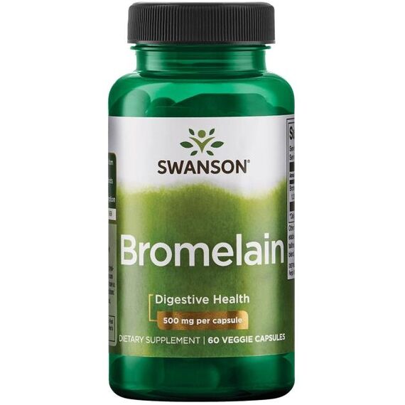 Swanson Bromelain, 500mg - 60 vcaps
