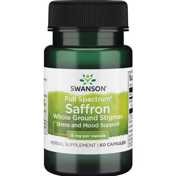 Swanson Full Spectrum Saffron, 15mg - 60 caps