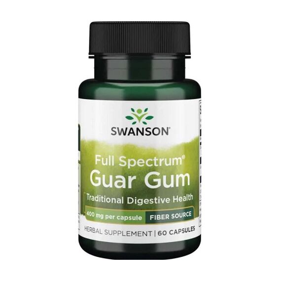 Swanson Full Spectrum Guar Gum, 400mg - 60 caps