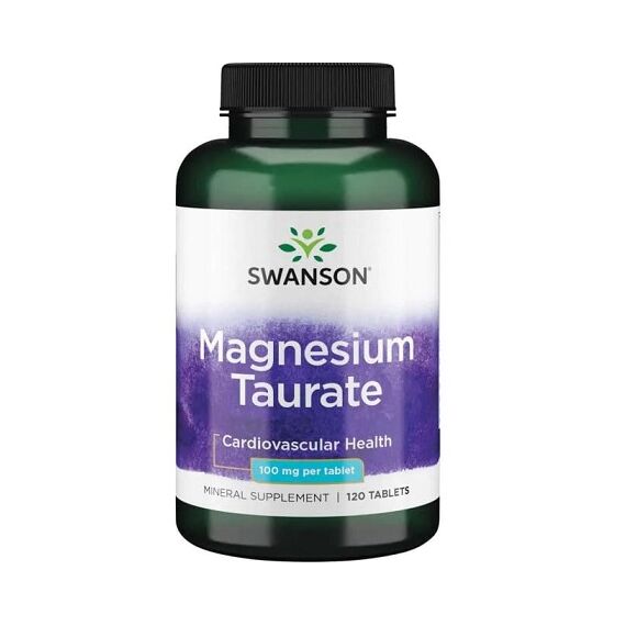 Swanson Magnesium Taurate, 100mg - 120 tablets