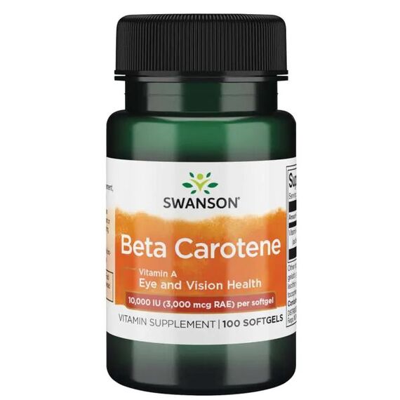 Swanson Beta-Carotene (Vitamin A), 10 000 IU - 100 softgels