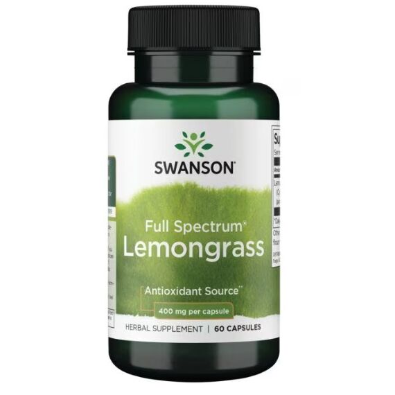 Swanson Full Spectrum Lemongrass, 400mg (EAN 087614119311) - 60 caps