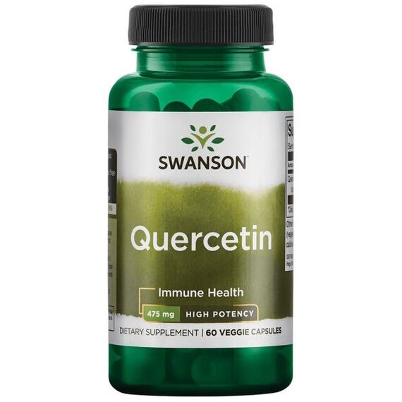 Swanson Quercetin, 475mg High Potency - 60 vcaps