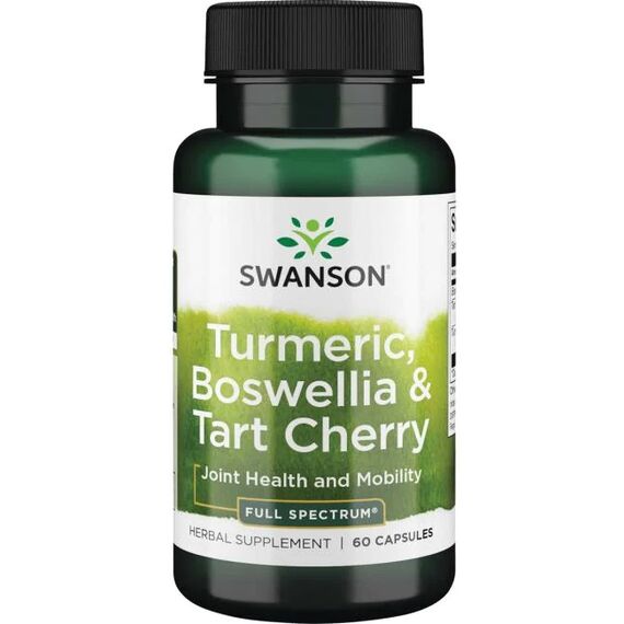 Swanson Turmeric, Boswellia & Tart Cherry - 60 caps