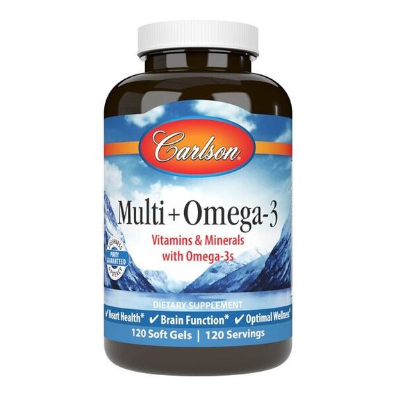 CarlsonLabs Multi + Omega-3 - 120 softgels