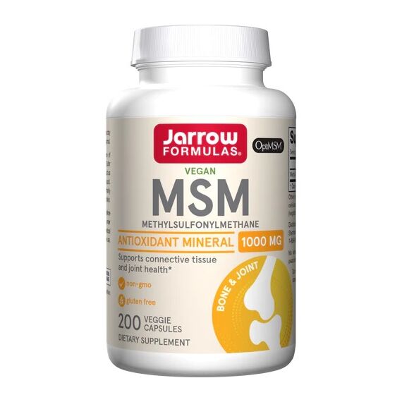 Jarrows Formulas MSM (Methyl-Sulfonyl-Methane), 1000mg - 200 vcaps