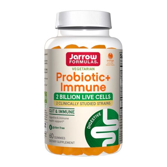 Jarrows Formulas Probiotic + Immune, Orange - 60 gummies