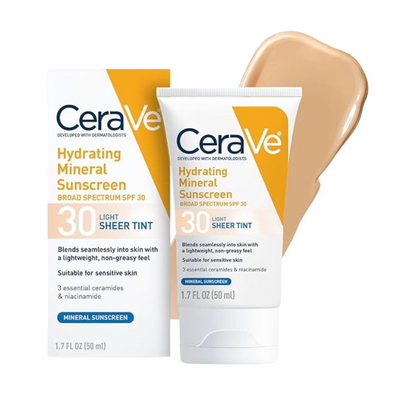 CeraVe Hydrating Mineral Sunscreen SPF 30 - 50ML