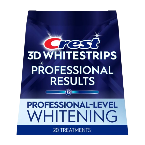Crest 3D Whitestrips Professional White Teeth Whitening Kit, 20 Treatments