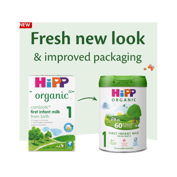 HiPP Organic 1 First Infant Baby Milk Powder from birth 800g