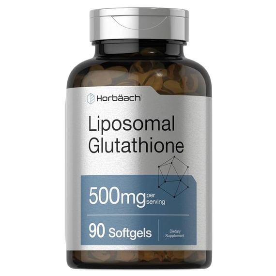 Horbaach Liposomal Glutathione Supplement 500mg - 90 softgels