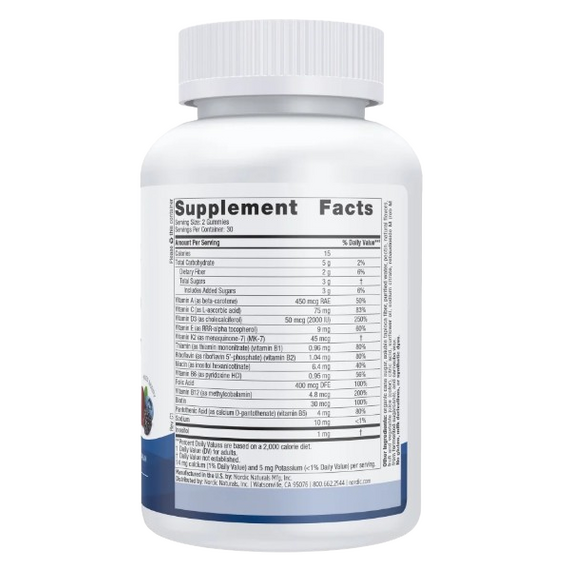 Nordic Naturals Women's Multivitamin Gummies - 60 Gummies