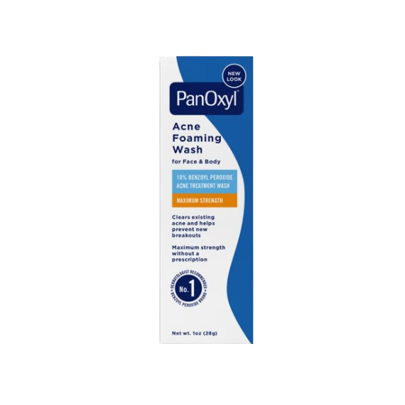 PanOxyl Foaming Acne Wash Maximum Strength 10% Benzoyl Peroxide - 1.0 oz