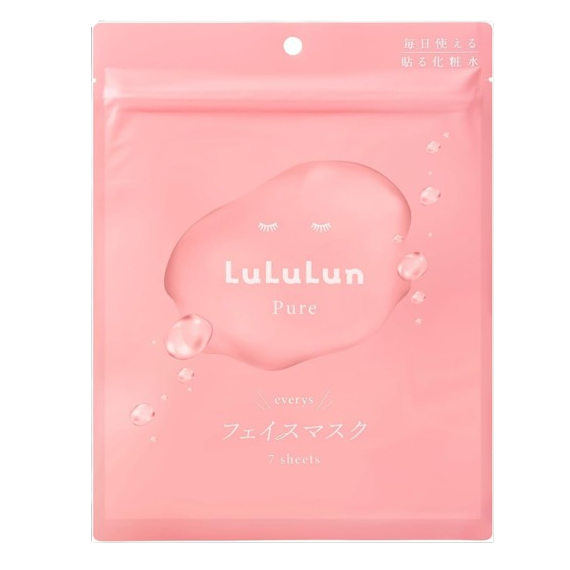 Lululun Pure Everys Sheet Mask 7 Sheets
