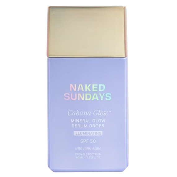 Naked Sundays CabanaGlow Mineral Glow Drops SPF 50 Sunscreen 50 ML