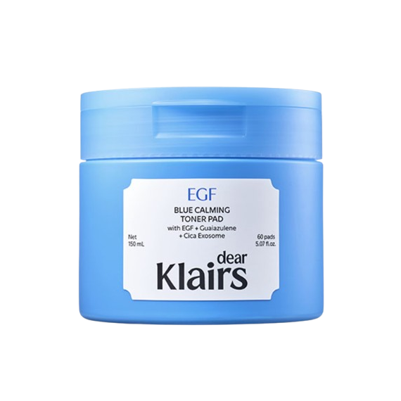 Klairs EGF Blue Calming Toner Pads 60 Pads