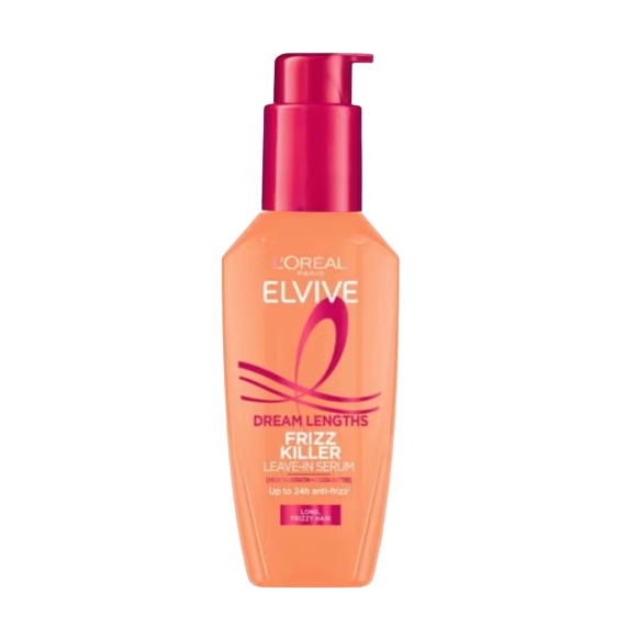L'Oreal Paris Elvive Dream Lengths Frizz Killer Leave-In Serum for Long, Frizzy Hair 100ml