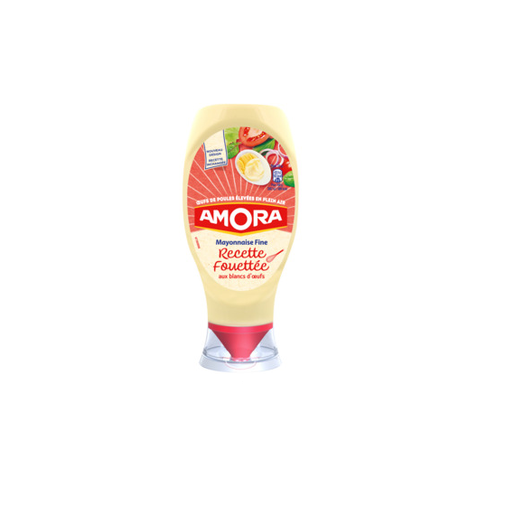 Amora Mayonnaise Fouettée Blancs d'Oeufs 398g