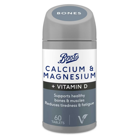 Boots Calcium + Magnesium 60 Tablets (1 month supply)